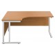 Olton Twin Cantilever Corner Office Desk